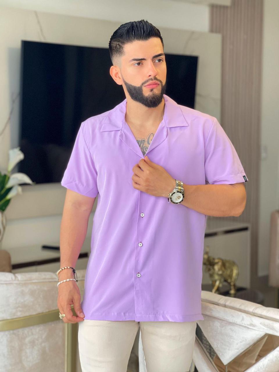 Camisa Oversize T85H — Estilo Relaxed, Tela Premium