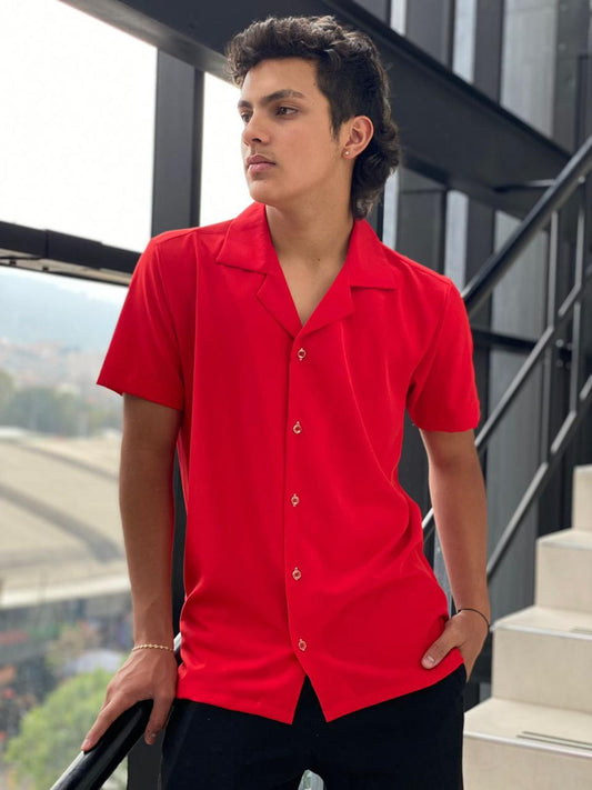 Camisa Oversize T85H — Estilo Relaxed, Tela Premium