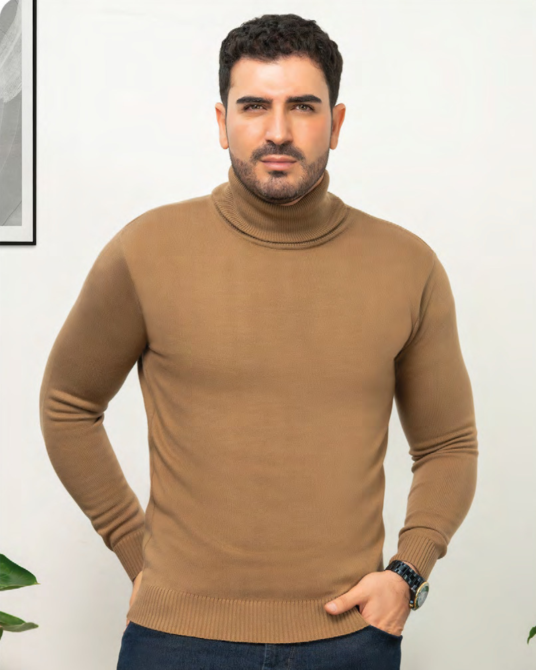 Sweater Hombre Cuello Tortuga 5490 — Confort Premium