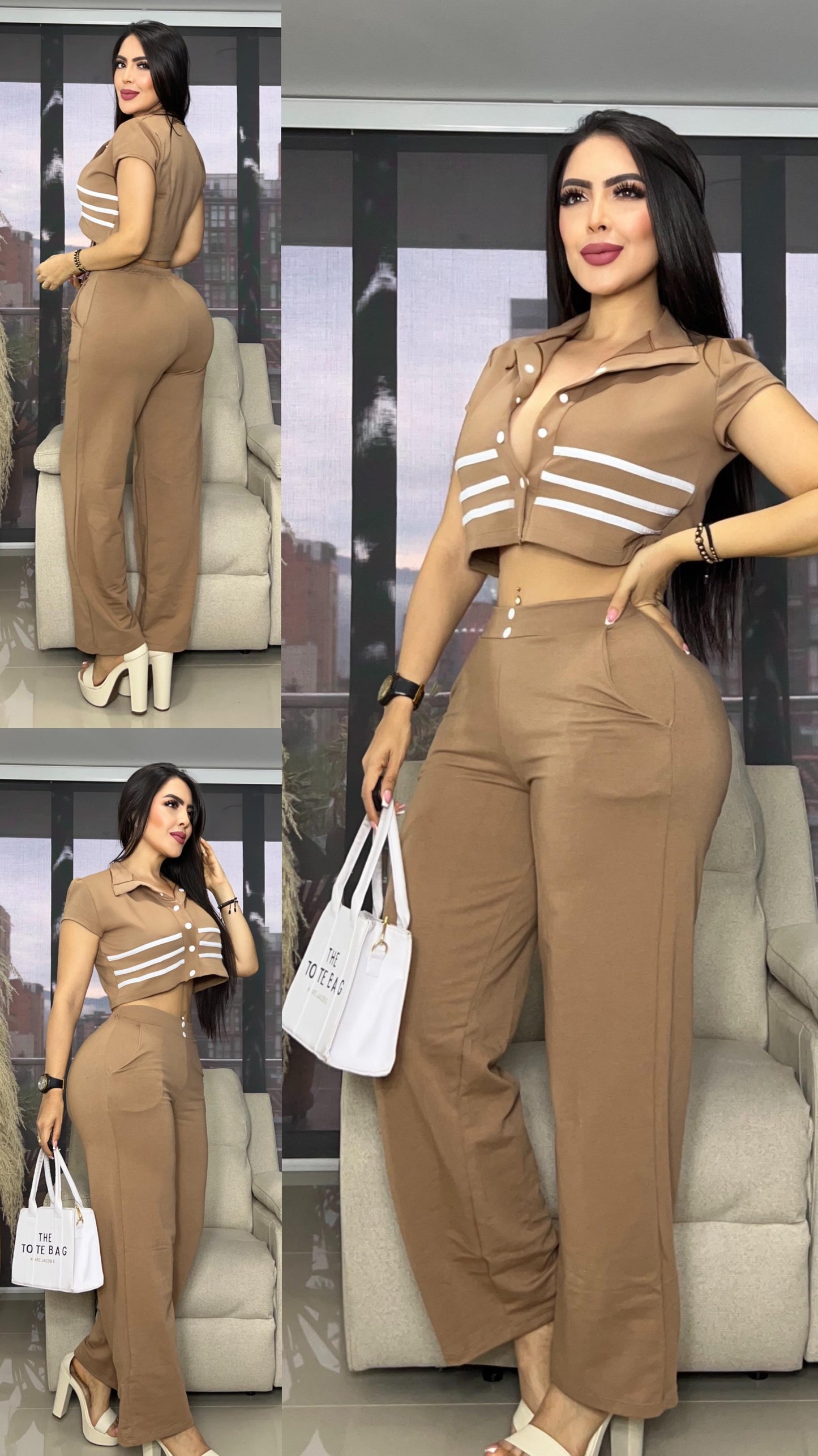 Conjunto Sesgo Broche 25011 – Estilo Singular, Detalles que Enamoran