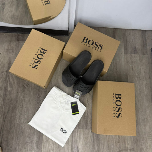 Pack 2 Camisas Estampadas + Sandalias — Combo Elegante y Casual