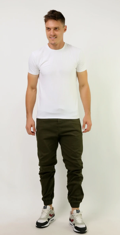 JOGGER HOMBRE VERDE MILITAR XL