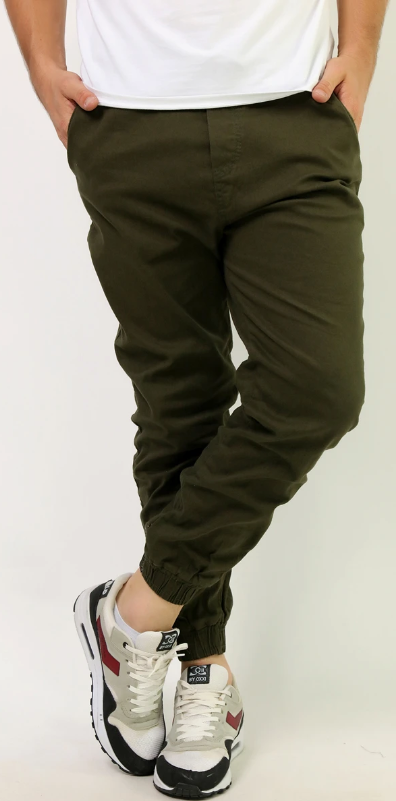 JOGGER HOMBRE VERDE MILITAR XL